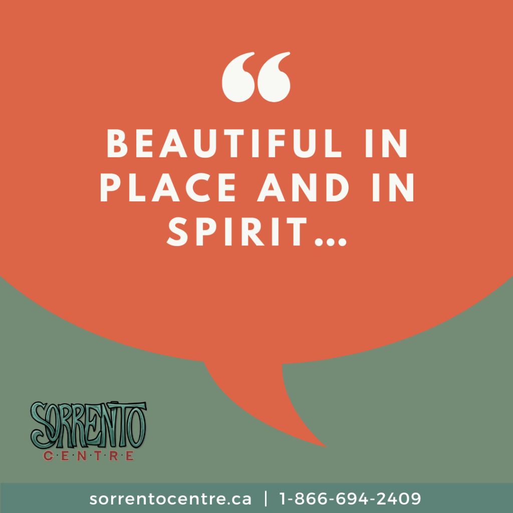 Beautiful in place and in spirit…